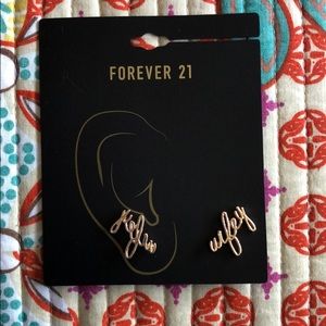 Forever 21 Wifey Earrings